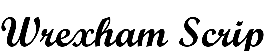 Wrexham Script cкачати шрифт безкоштовно