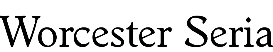 Worcester Serial Regular Font Download Free