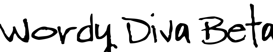 Wordy Diva Beta Font Download Free