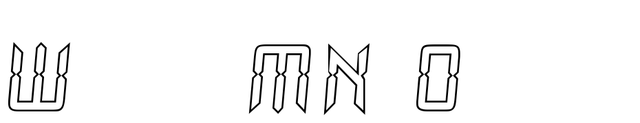 Watch MN Outline Font Download Free