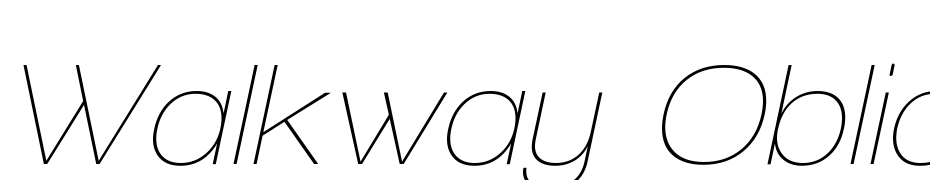 Walkway Oblique Font Download Free