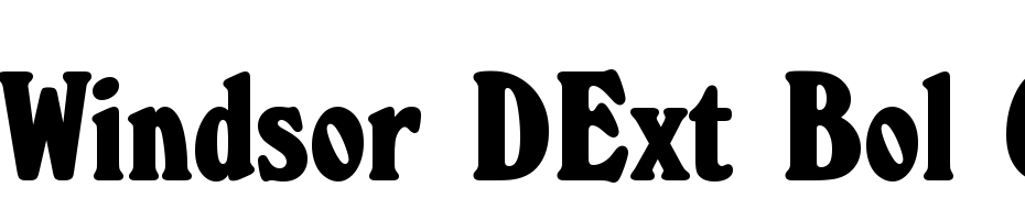 Windsor DExt Bol Con Font Download Free