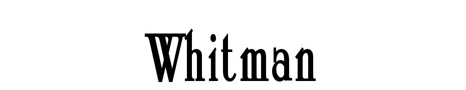 Whitman Font Download Free
