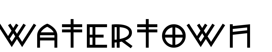 Watertown Alternate Font Download Free