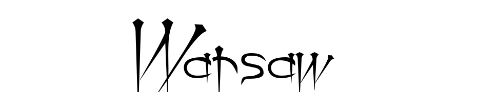 Warsaw Font Download Free