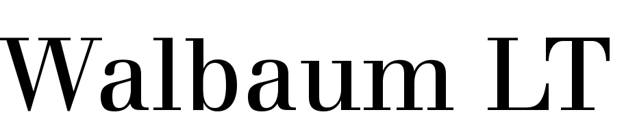 Walbaum LT Roman Font Download Free