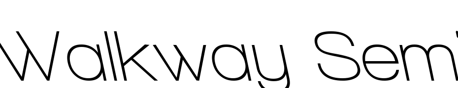 Walkway Semi Bold Rev Oblique Font Download Free