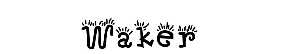 Waker Font Download Free