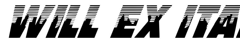 Will Ex Italic Font Download Free