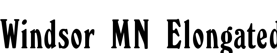 Windsor MN Elongated Font Download Free