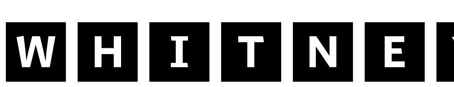 Whitney Index Black Square Bd Font Download Free