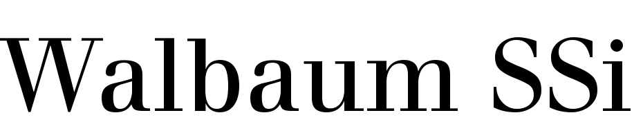 Walbaum SSi Font Download Free