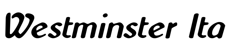 Westminster Italic Font Download Free