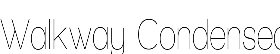 Walkway Condensed Font Download Free