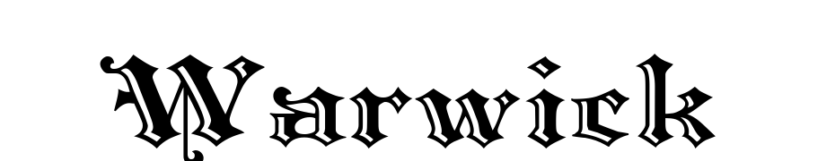 Warwick Font Download Free