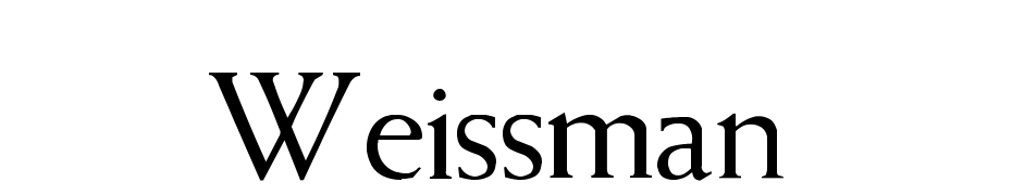 Weissman Font Download Free