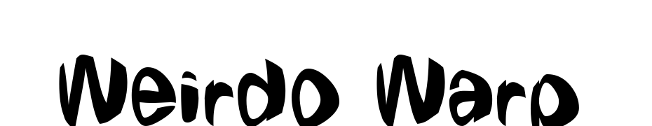 Weirdo Warp Font Download Free