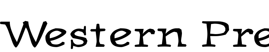 Western Press Expanded SSK Font Download Free