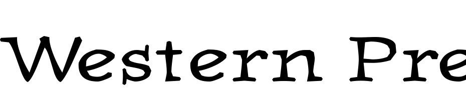 Western Press Expanded SSK Font Download Free