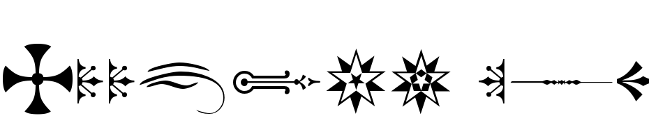 Woodcut Ornaments One SSK Font Download Free