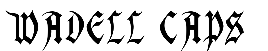 Wadell Caps Font Download Free