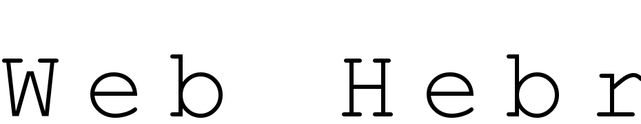 Web Hebrew Monospace Font Download Free