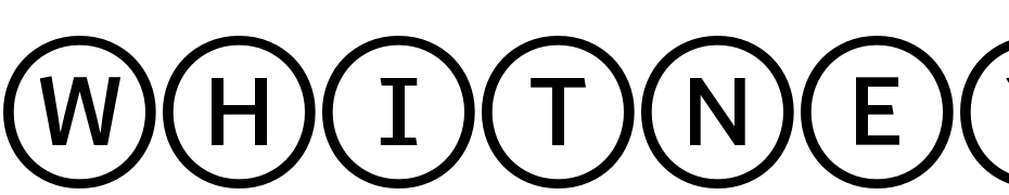 Whitney Index White Round Md Font Download Free