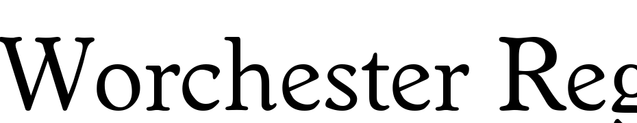 Worchester Regular Font Download Free