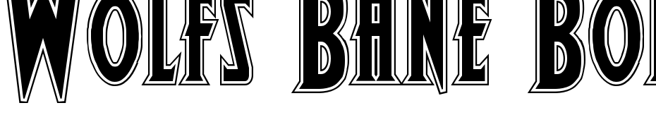 Wolf's Bane Bold Pro Font Download Free