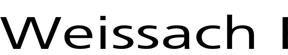 Weissach Extended Font Download Free