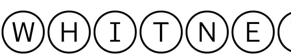 Whitney Index White Round Lt1 Font Download Free