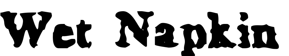Wet Napkin Regular Font Download Free