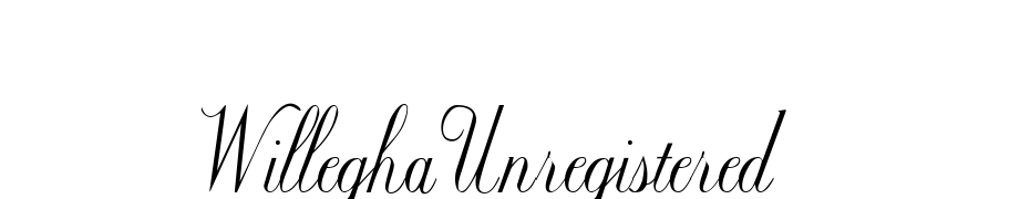 Willegha (Unregistered) Font Download Free