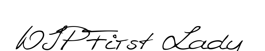 WIPFirst Lady Font Download Free