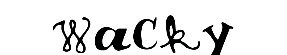 Wacky Font Download Free