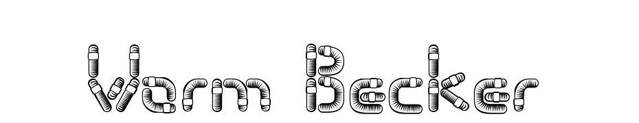 Worm Becker Font Download Free