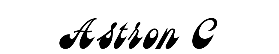 Astron C cкачати шрифт безкоштовно