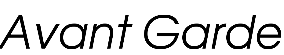 Avant Garde C Italic Yazı tipi ücretsiz indir