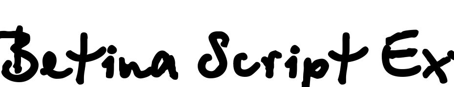Betina Script Extra CTT Font Download Free