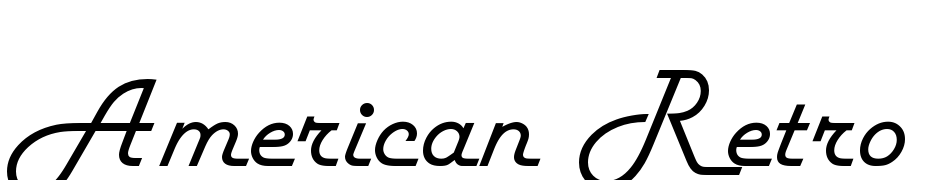American Retro Font Download Free