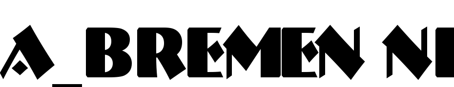 A_Bremen Nr Bold Font Download Free