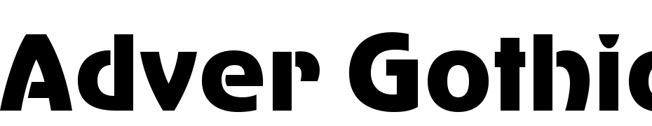 Adver Gothic C Font Download Free