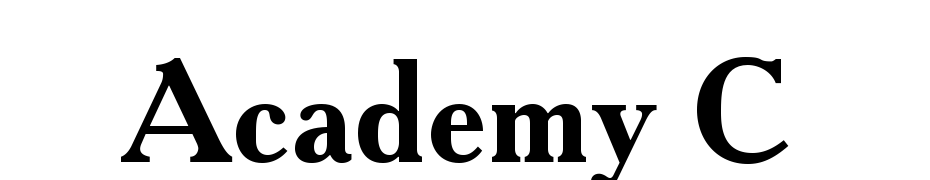 Academy C Bold Font Download Free