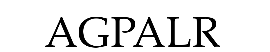 AGPalatial Roman Font Download Free