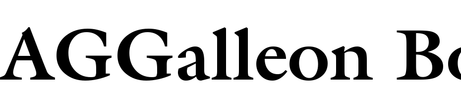 AGGalleon Bold Font Download Free