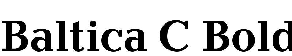 Baltica C Bold Font Download Free