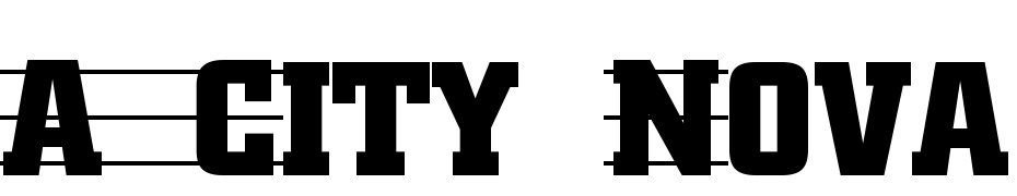 A_City Nova Tt D3Str Cmb Yazı tipi ücretsiz indir