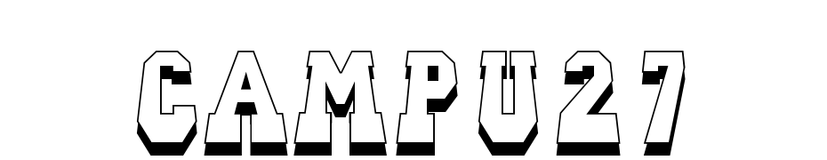 A_Campus Prsp Dn Sh Font Download Free
