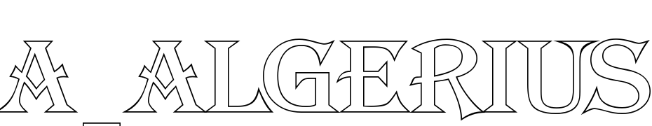 A_Algerius Otl Font Download Free