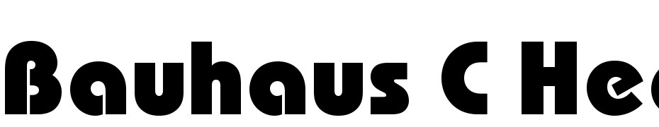 Bauhaus C Heavy Font Download Free